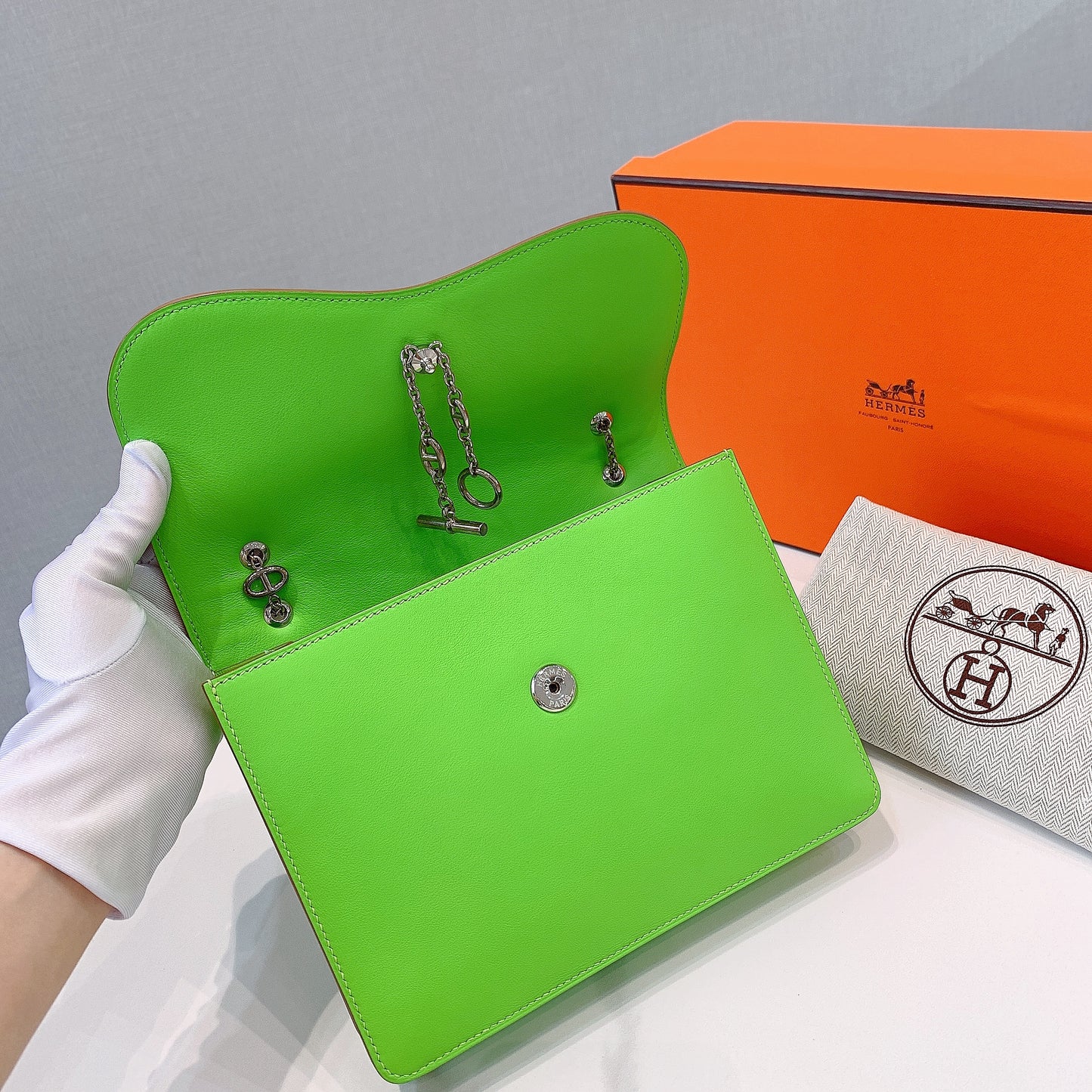 Hermès Catenina Argile 20 Swift