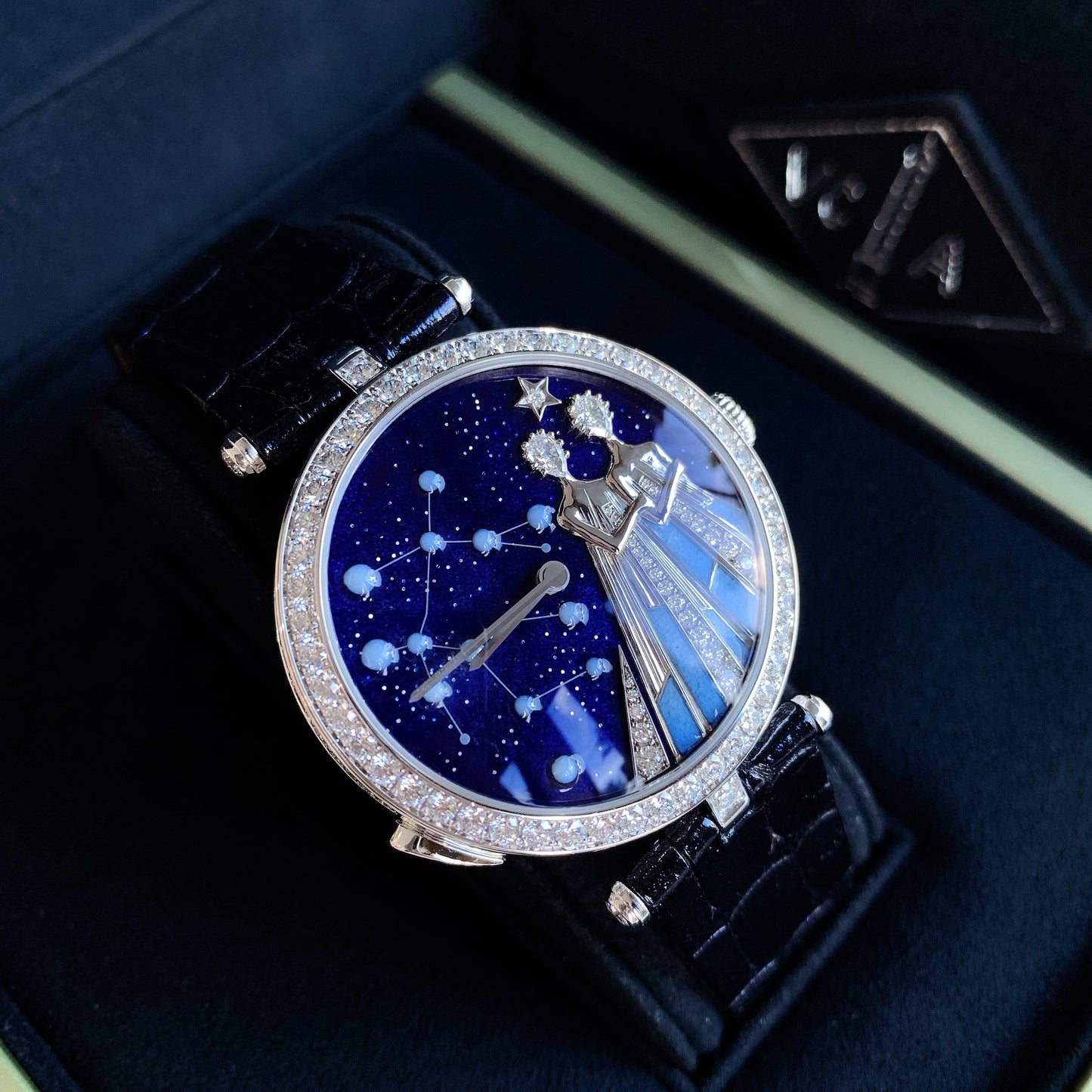 Van Cleef & Arpels VCARO8TP00 Lady Arpels Zodiaque Lumineux Geminorum Used 2022 Full Set